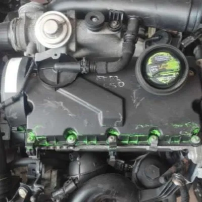 Volkswagen Golf 1.9 Dizel Çıkma Dolu BXE Motor